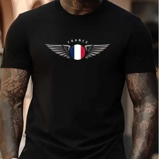 Image de T-shirt homme France ailee