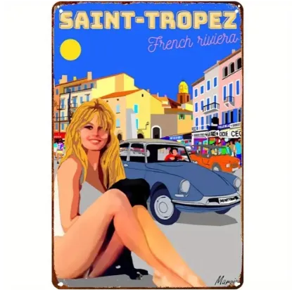 Image de Plaque St Tropez Bardot