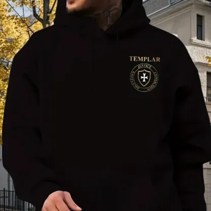 Image de Sweater homme noir templier