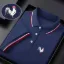 Image de Polo homme bleu coq francais