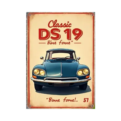 Image de Plaque metal DS 19