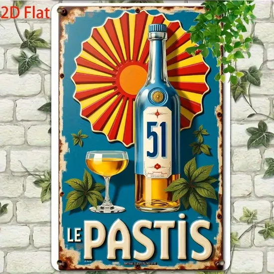 Image de Plaque metal Pastis 51
