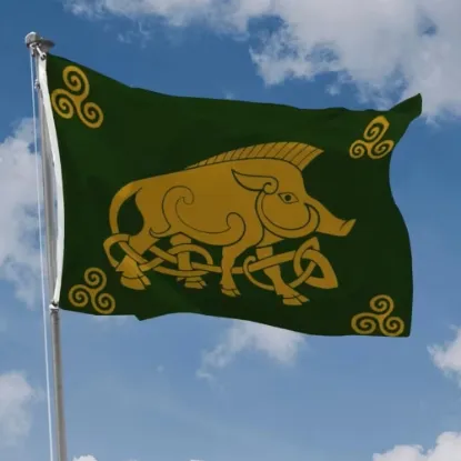 Image de Baniere des gaulois / celtes avec sanglier